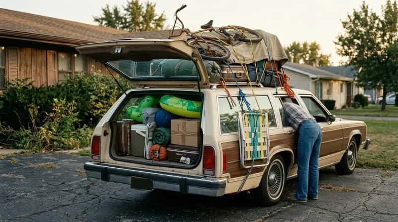 #4 - The Station Wagon Was Packed to Absolute Maximum Capacity (Image Credits: Gemini)