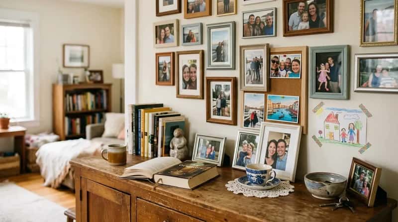 #19 - Personal Photos and Meaningful Objects on Display (Image Credits: Gemini)