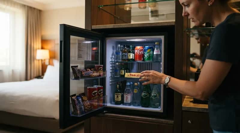 8. Check the Minibar and In-Room Snack Pricing Before Touching Anything (Image Credits: Gemini)