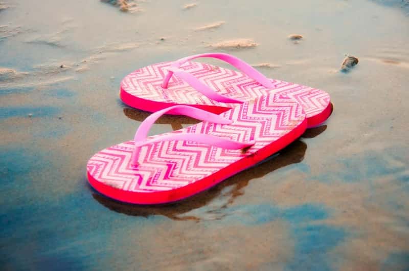 2. Flip-flops, sandals, and high heels (Image Credits: Unsplash)