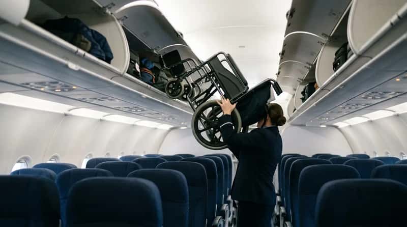 #9 - Your Collapsible Wheelchair Skips the Overhead Bin Fight (Image Credits: Gemini)
