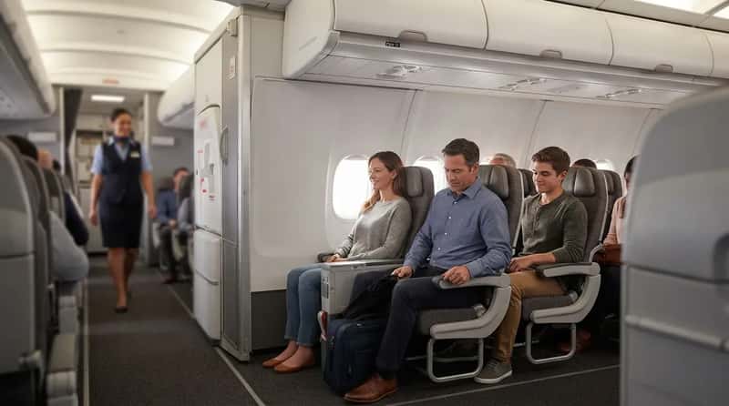 #24 - The Blocked Extra-Legroom Row That Opens Up After Boarding (Image Credits: Gemini)