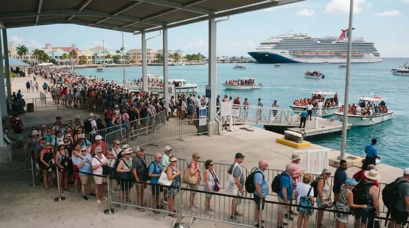 #12 - Grand Cayman's Tender Line, Where Your Beach Day Starts With a Wait (Image Credits: Gemini)