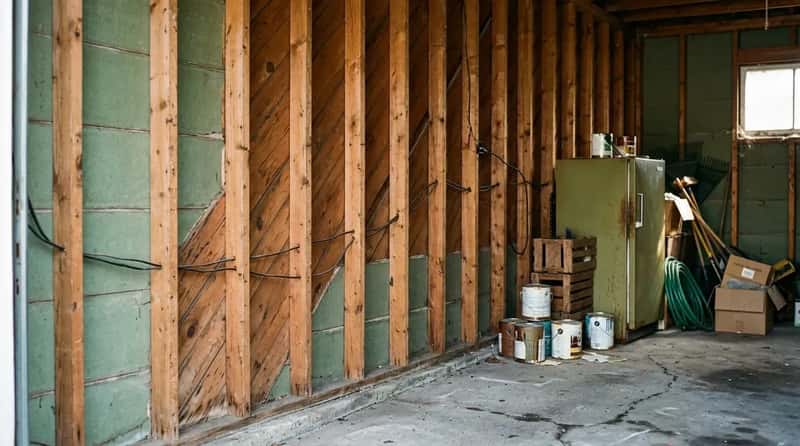 #4 - Exposed Studs and Zero Insulation (Image Credits: Gemini)