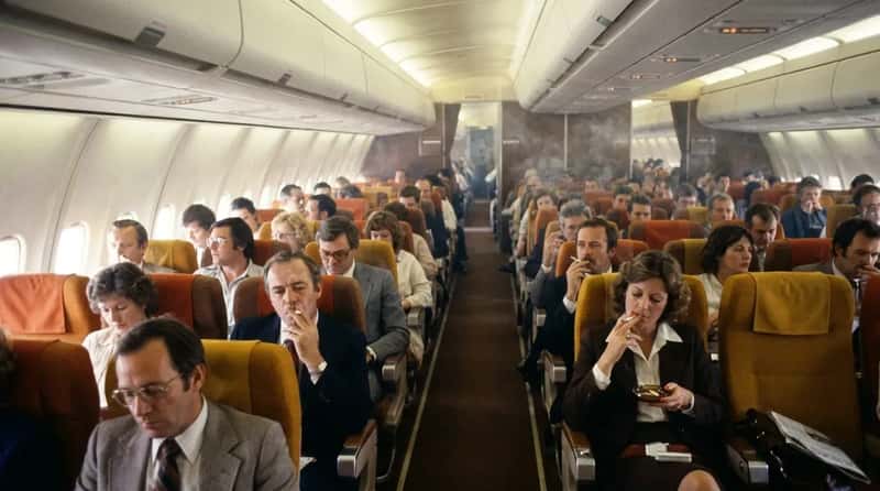 #3 - Smoking and Non-Smoking Sections on the Actual Plane (Image Credits: Gemini)