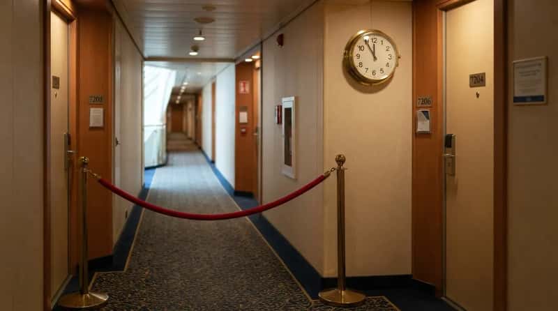 #8 - The Cabin Clock Behind Your Roped-Off Hallway (Image Credits: Gemini)
