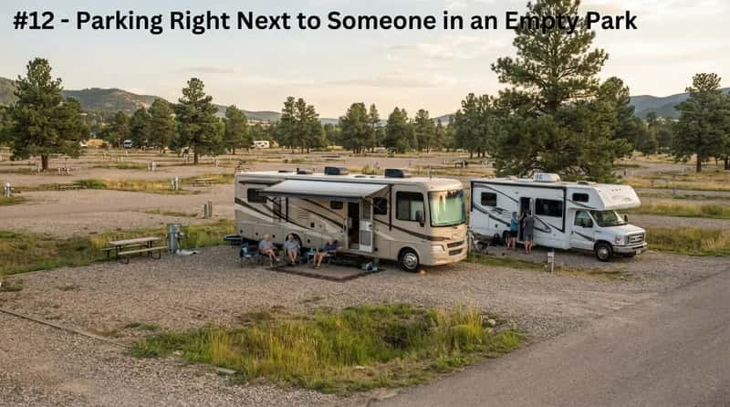 #12 - Parking Right Next to Someone in an Empty Park (Image Credits: Gemini)