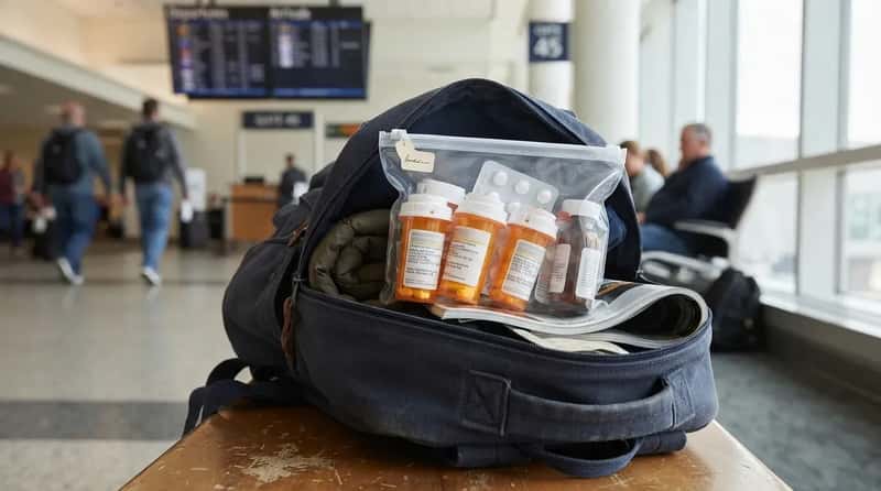 #25 - Prescription Medications, Never in a Checked Bag (Image Credits: Gemini)
