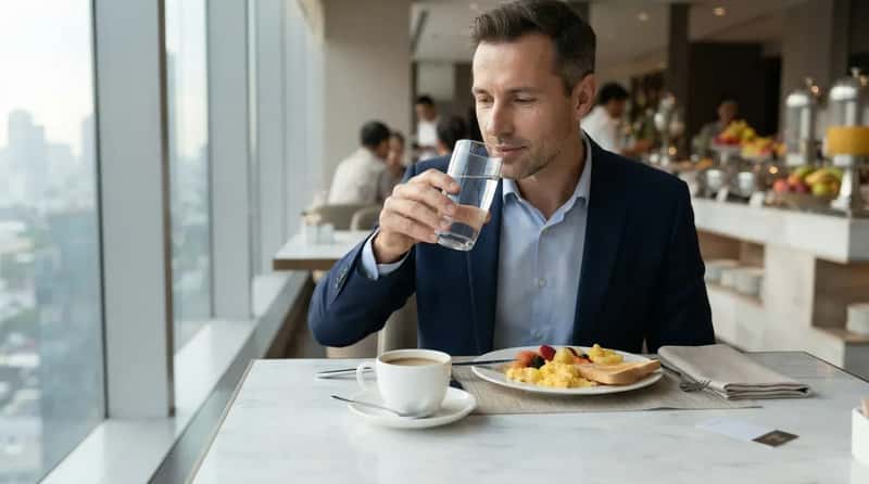 8. Water First, Coffee Second (Image Credits: Gemini)