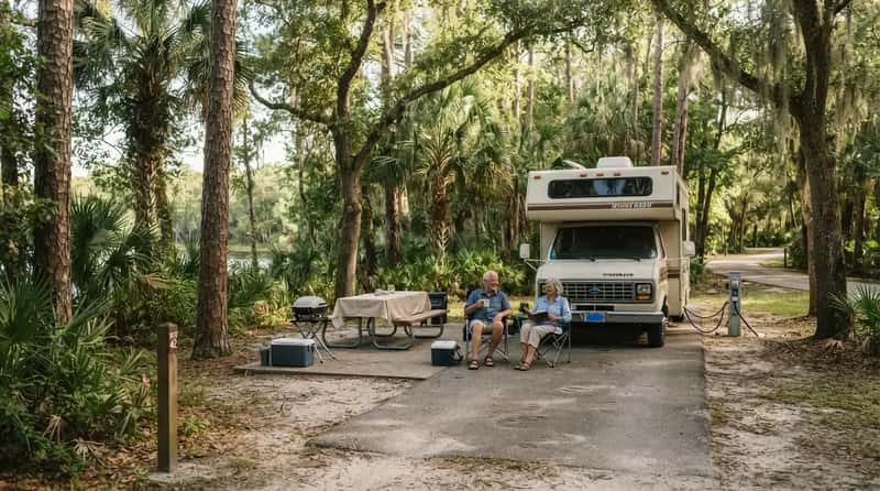 #11 - Florida Takes Half Off the Base Campsite Fee at 65, Without a Special Card (Image Credits: Gemini)
