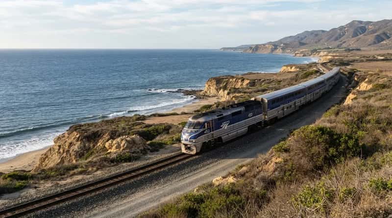 #15 - Amtrak's Pacific Surfliner: Ocean Views You Literally Can't Drive To (Image Credits: Gemini)