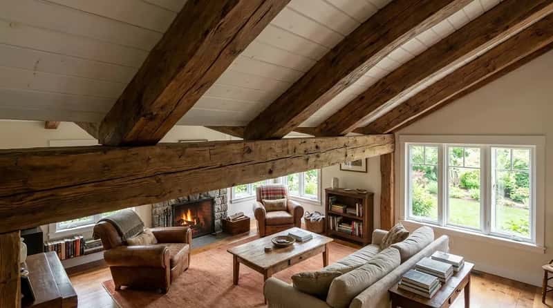 #15 - Exposed Ceiling Beams (Image Credits: Gemini)