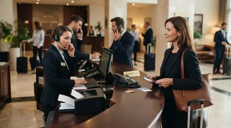 #18 - They Read the Front Desk's Energy Before They Speak (Image Credits: Gemini)