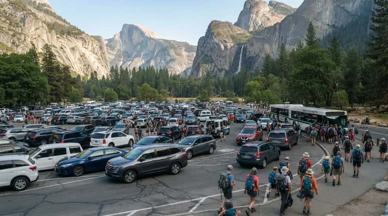 #11 - Yosemite Valley: The 7:30 a.m. Parking Race (Image Credits: Gemini)