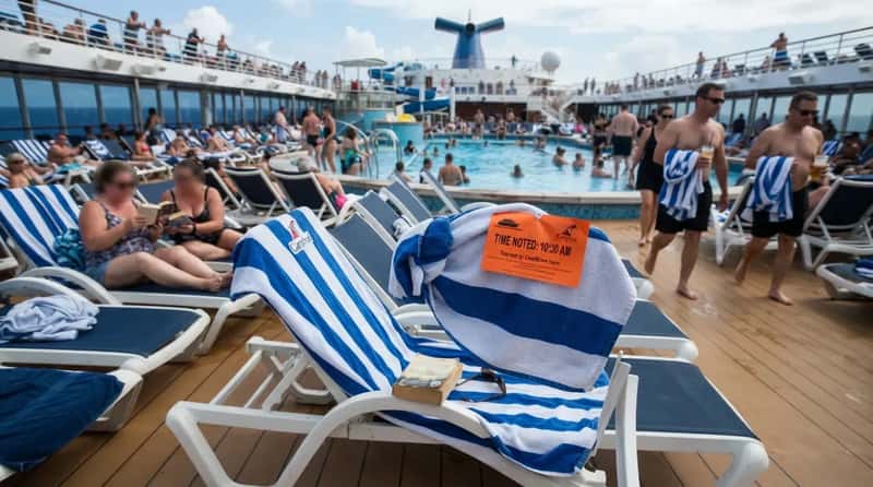 #14 - That Towel on the Lounger Is Running Out of Time (Image Credits: Gemini)