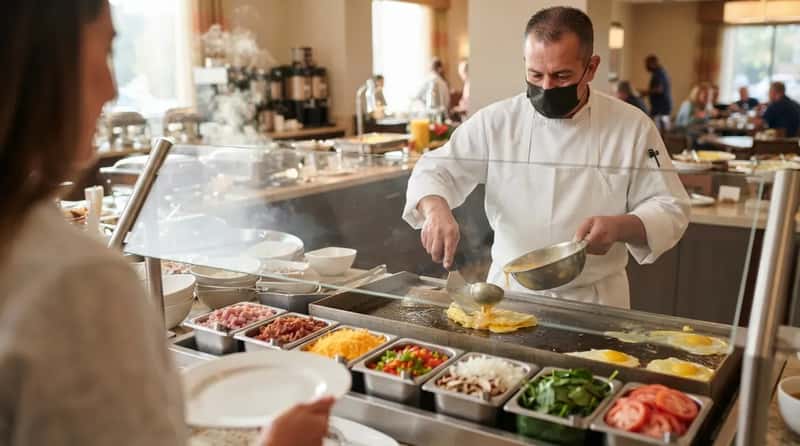 #2 - The Made-to-Order Omelet Station With a Real Cook (Image Credits: Gemini)