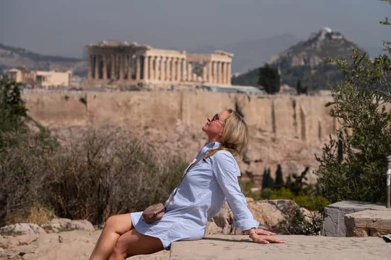 5. Wearing high heels at ancient archaeological sites in Greece (Image Credits: Unsplash)