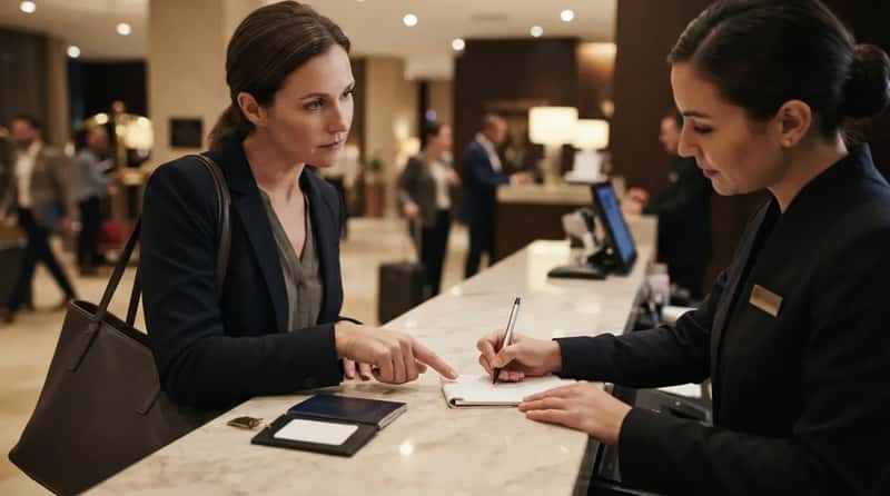 #18 - They Ask Staff to Write the Room Number, Not Say It Aloud (Image Credits: Gemini)