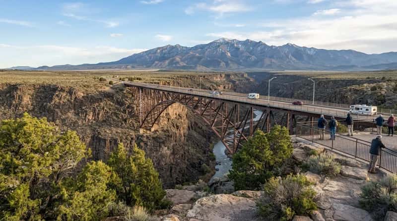 #7 - Taos, New Mexico: Where a Bridge Steals the Spotlight from a Pueblo (Image Credits: Gemini)