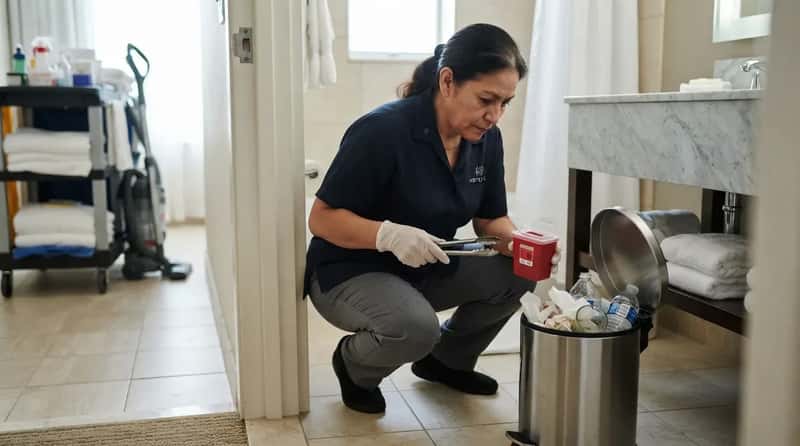 #8 - The Trash Bin Check That Staff Take Very Seriously (Image Credits: Gemini)