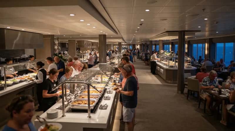 #3 - Royal Caribbean's Windjammer on Symphony and Harmony: The Layout Trick Few Notice (Image Credits: Gemini)
