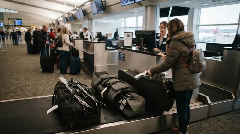 #6 - Tossing In Skis, Golf Clubs, or a Guitar Without Checking the Fine Print (Image Credits: Gemini)