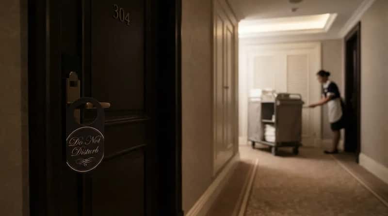 #7 - Your Do Not Disturb Sign Gets Treated Like a Rule, Not a Suggestion (Image Credits: Gemini)