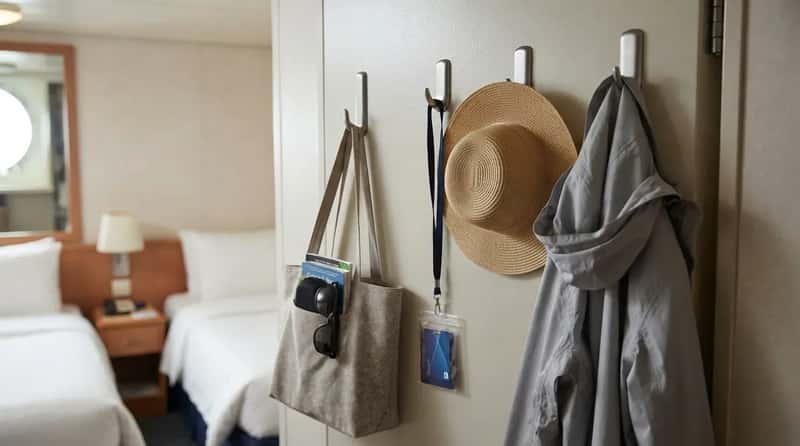 #10 - Magnetic Hooks: The Cheap Trick That Fixes the Tiny-Cabin Clutter (Image Credits: Gemini)