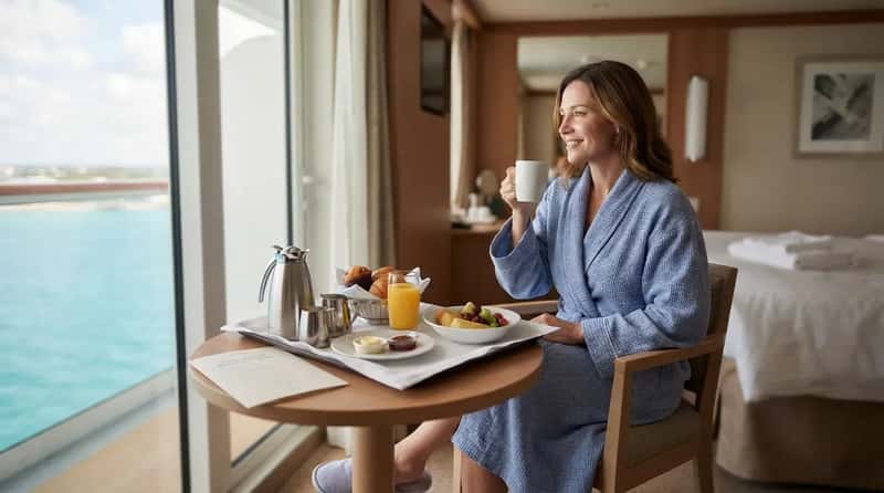 #17 - Room Service Isn't the Splurge New Cruisers Assume (Image Credits: Gemini)