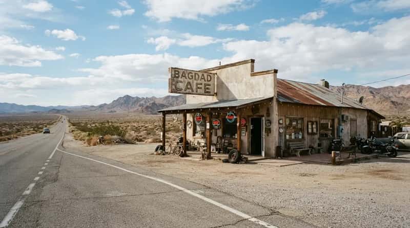 #11 - Bagdad Café: The Desert Diner That Changed Its Name After a Movie (Image Credits: Gemini)