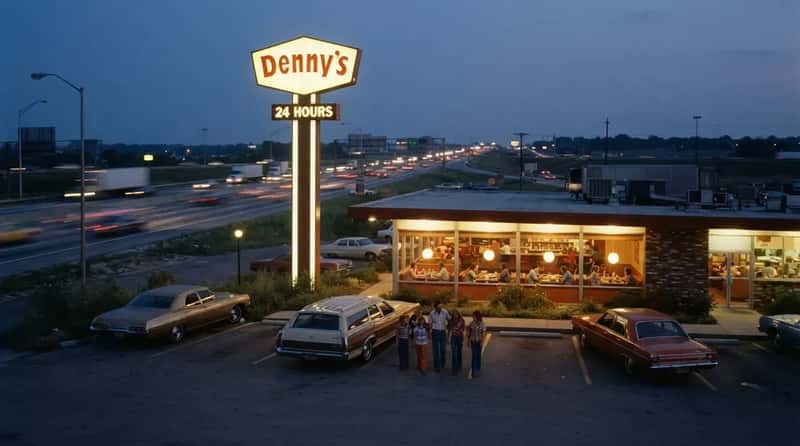 #8 - Denny's: The Donut Shop That Became a 24-Hour Institution (Image Credits: Gemini)