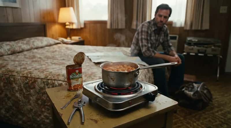 #18 - Canned Ravioli Heated on a Motel Hot Plate (Image Credits: Gemini)