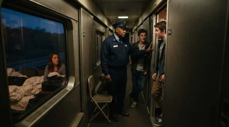 #22 - Sneaking Coach-Ticket Friends Into a Sleeper Room (Image Credits: Gemini)