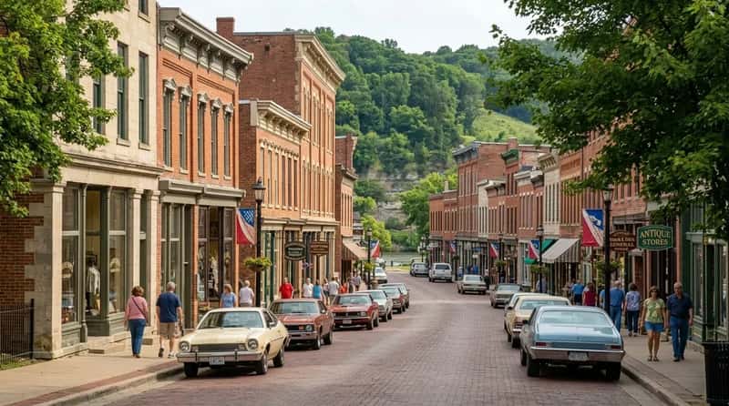 #13 – Galena, Illinois: The Town Ulysses Grant Couldn't Outgrow (Image Credits: Gemini)