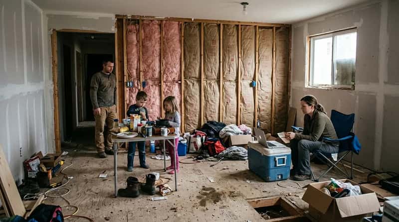 #1 - The Half-Demolished Living Room a Family Was Still Living In (Image Credits: Gemini)