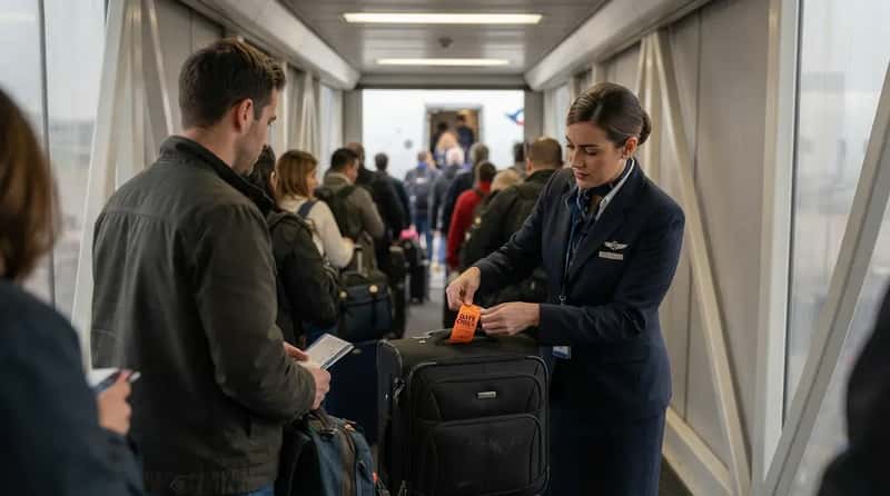 #13 - The Full-Size Carry-On That Flies Free When the Bins Fill Up (Image Credits: Gemini)