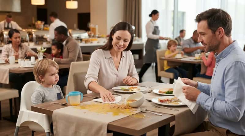 #3 - Guests Traveling With Kids Get Judged on Patience, Not Noise (Image Credits: Gemini)