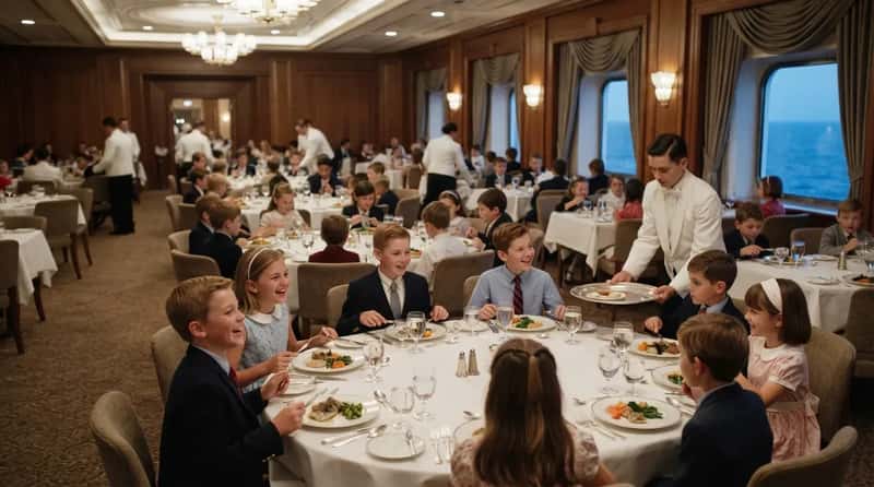 #25 - Kids Got Exiled to an Earlier "Sitting" So Adults Could Eat in Peace (Image Credits: Gemini)