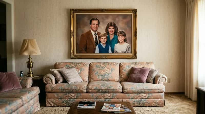 #1 - The Family Portrait Above the Sofa (Image Credits: Gemini)