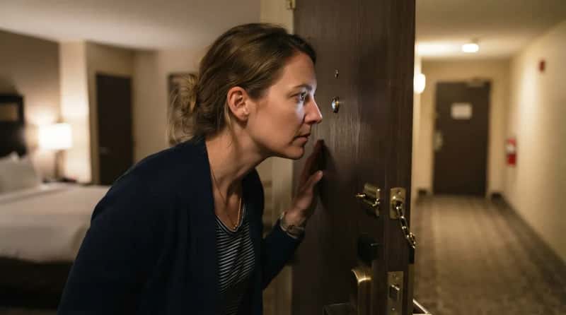 #12 - They Check the Peephole Before Opening the Door to Anyone (Image Credits: Gemini)