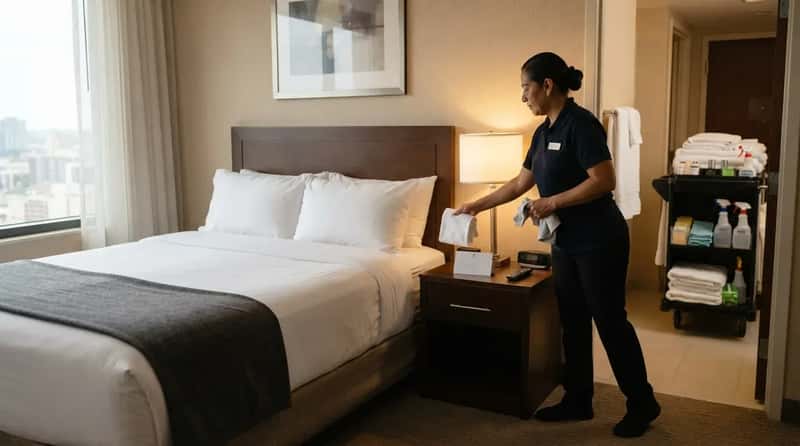 #7 - Never Tipping Housekeeping, Even on Multi-Night Stays (Image Credits: Gemini)