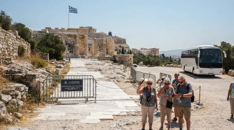 #3 - The Midday Heat That Closed the Acropolis but Not the Itinerary (Image Credits: Gemini)