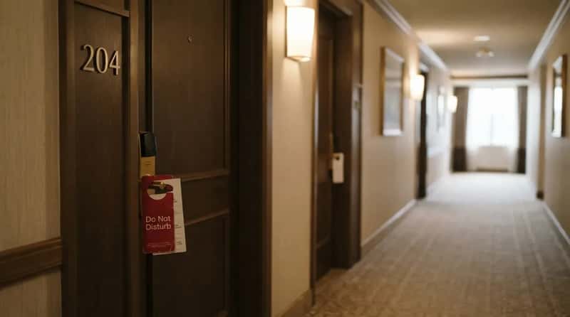 #3 - Leaving the "Do Not Disturb" Sign Up for Days (Image Credits: Gemini)