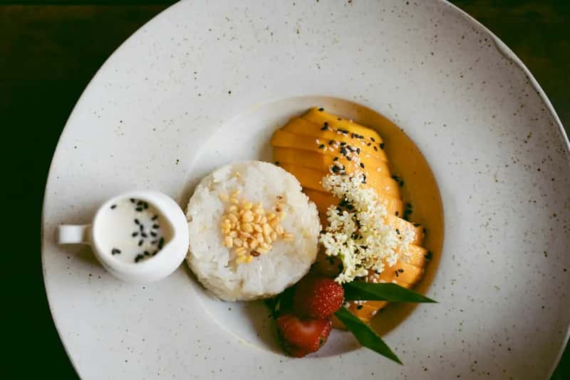 Mango Sticky Rice for Dessert (Image Credits: Unsplash)