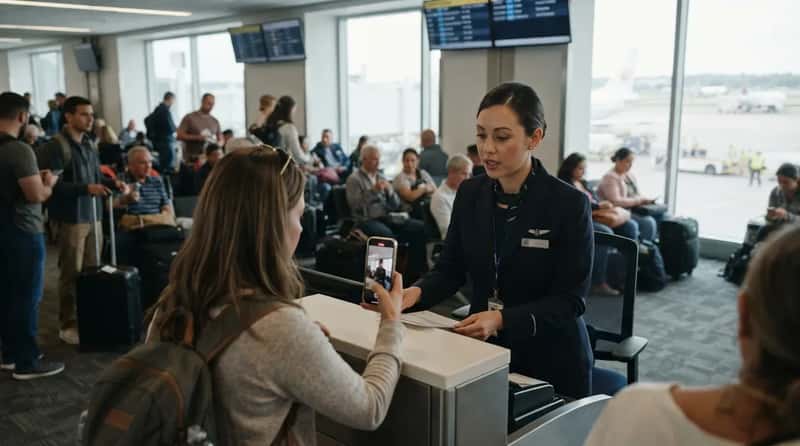 #5 - Filming Gate Agents for Content Without Asking (Image Credits: Gemini)