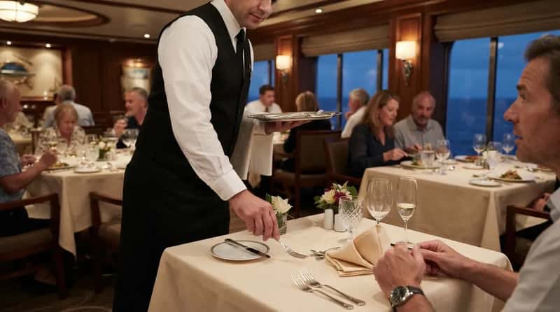 #19 - Asking Why the Waiter Keeps Clearing "Unused" Silverware (Image Credits: Gemini)
