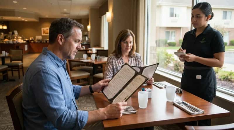 #15 - The Printed Breakfast Menu You Could Order From (Image Credits: Gemini)