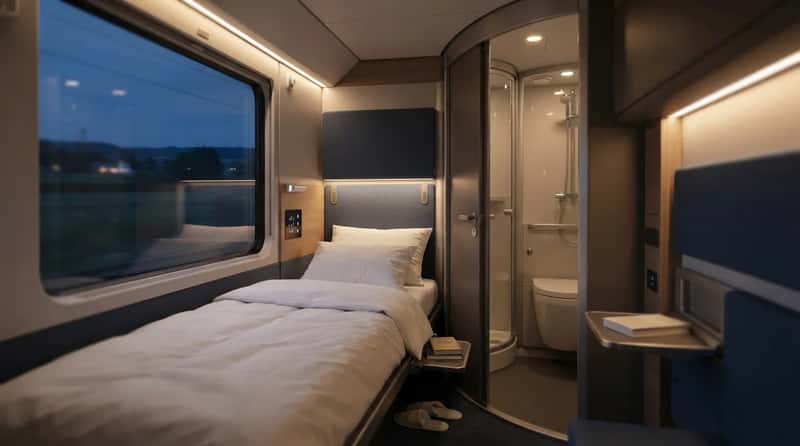 #1 - Nightjet New Generation: The First Sleeper Built Around Sleep (Image Credits: Gemini)