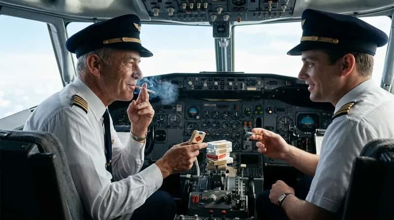 #22 - Pilots Were Used in Cigarette Ads Aimed Directly at Passengers (Image Credits: Gemini)
