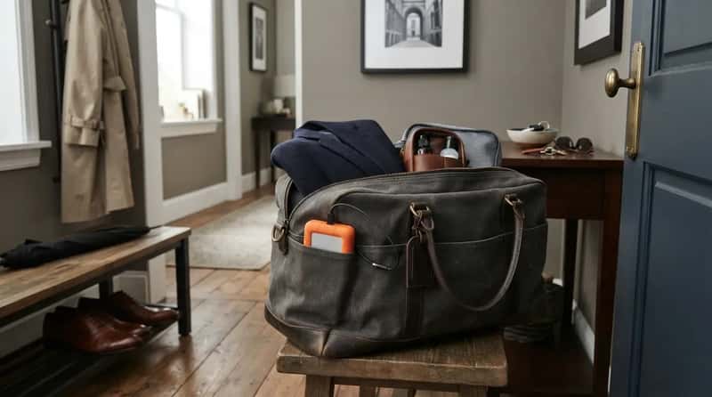 25. Keep a Permanently Packed "Go Bag" (Image Credits: Gemini)